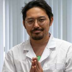 Portrait of artist and FabLab director Masato Takemura, known as TAKE