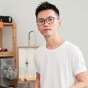 Portrait of media artist and researcher Ong Kian Peng
